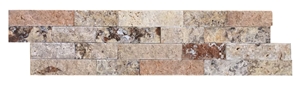 Ledger Panel Scabos Travertine Split Face Mosaic