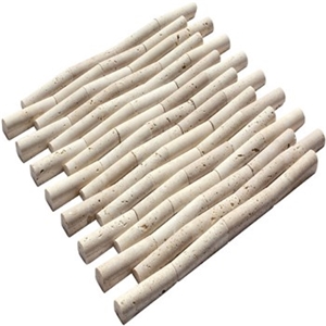 Light Travertine Bamboo Mosaic