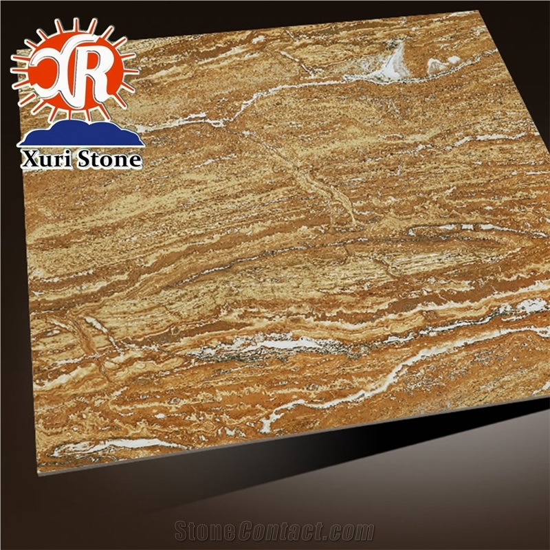French Golden Desert Tea Rose Marble Slab and Tile