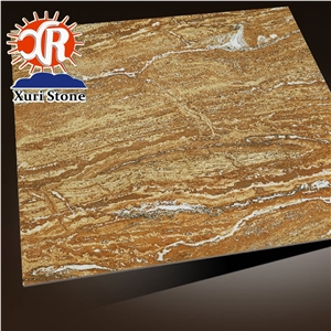 French Golden Desert Tea Rose Marble Slab and Tile