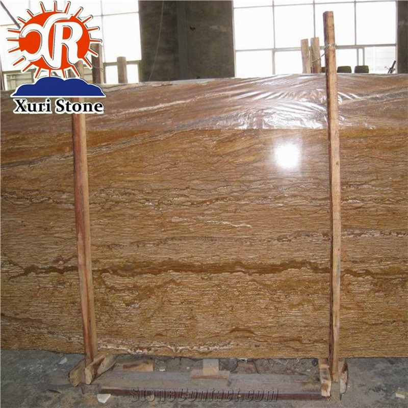 French Golden Desert Tea Rose Marble Slab and Tile