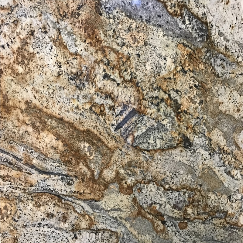 Yellow Granite Figure African Canyon Granite Big Slab
