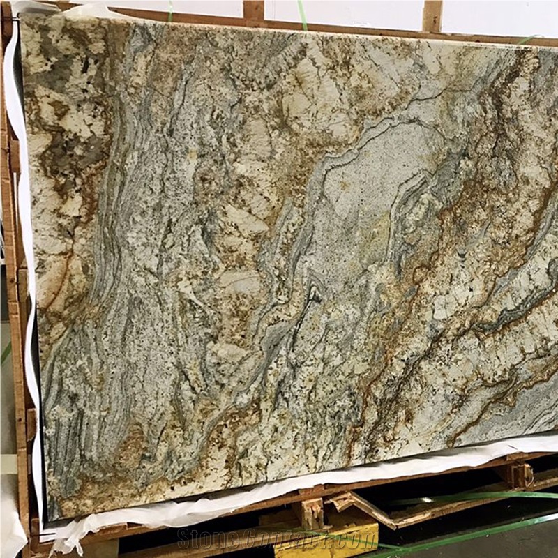 Yellow Granite Figure African Canyon Granite Big Slab