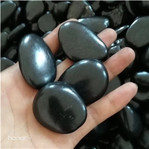 A Grade Black Pebble Stone, a Polished Garden Walkway River Pebbles