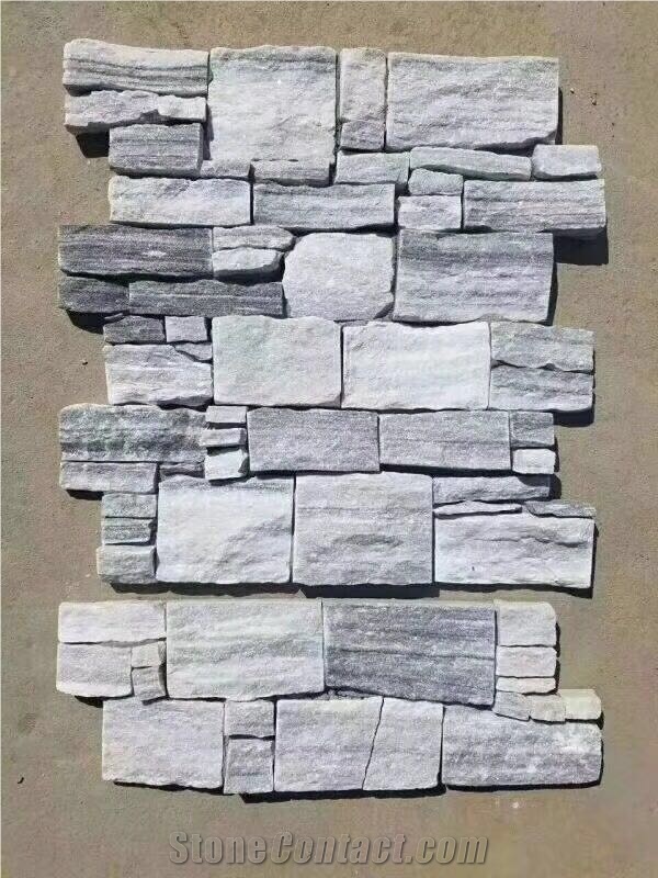 Grey Ledge Stone Slate Panel Wall Cladding