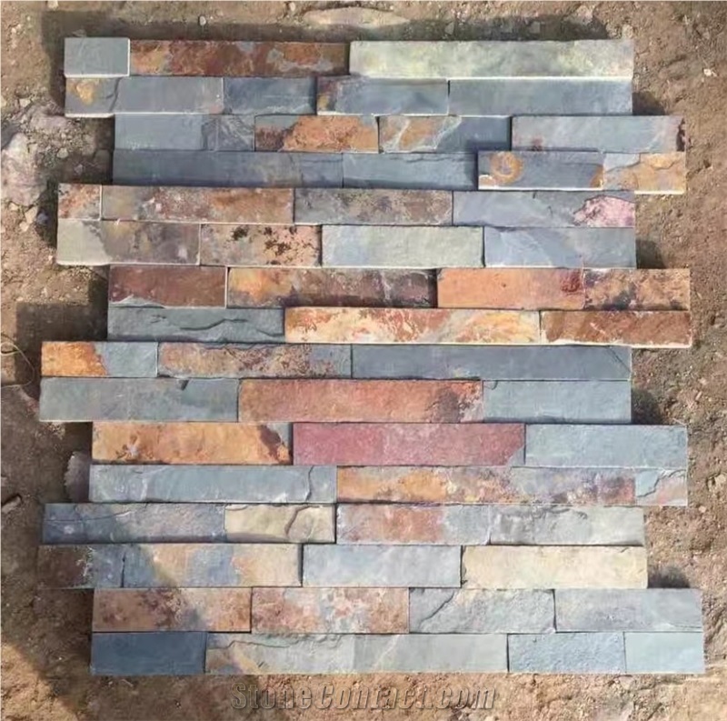 High Quality Natural Ledge Stone Slate Wall,Strip Culture Stone