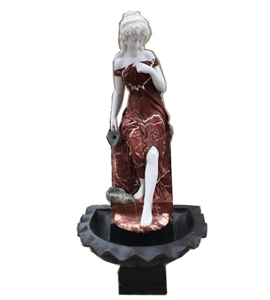 Hunan White Natural Marble Sculpture Water Fountain Hunan White Natural Marble Sculpture Water Fountain