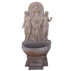 Hunan White Natural Marble Sculpture Water Fountain