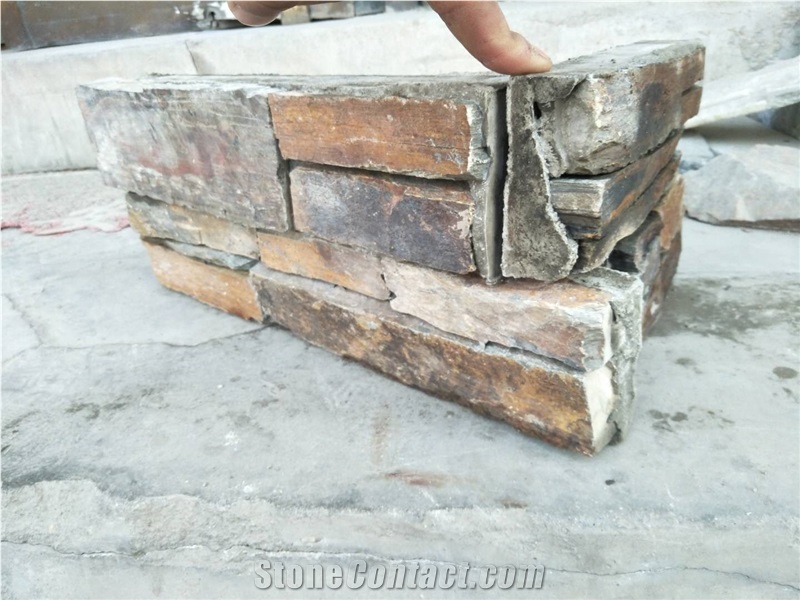 Natural Quartzite Ledge Stone Corner