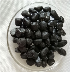 Natural Stone Dyed Black Garden Decoration Pebbles