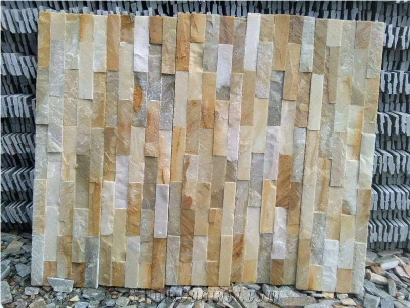 Rought Surface White Quartz Stone Panel, Wall Cladding Veneer