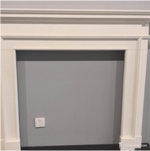 Aegean Limestone White Fireplaces Mantel Surrounds