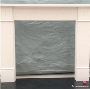 Aegean Limestone White Simple Style Fireplaces Aegean Limestone White Simple Style Fireplaces