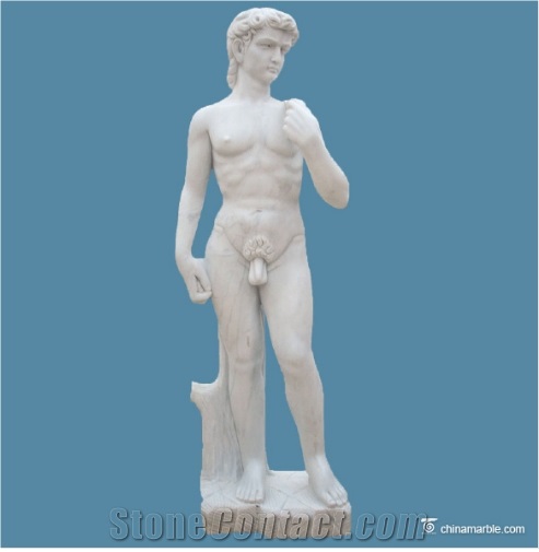 David Statue Hand Carved Outdoor Garden Sculpture