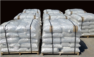 Thassos Pebble White in Small Bag 25kg