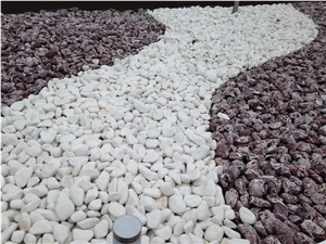 Thassos Pebble White in Small Bag 25kg