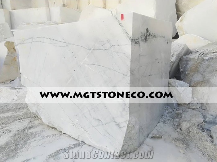 Lilac White Crystal Marble Blocks
