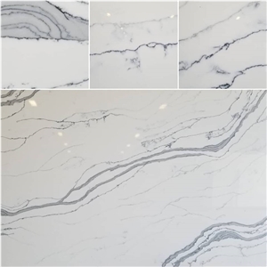 Polar Stone Quartz Arabescato Corchia Artificial Marble