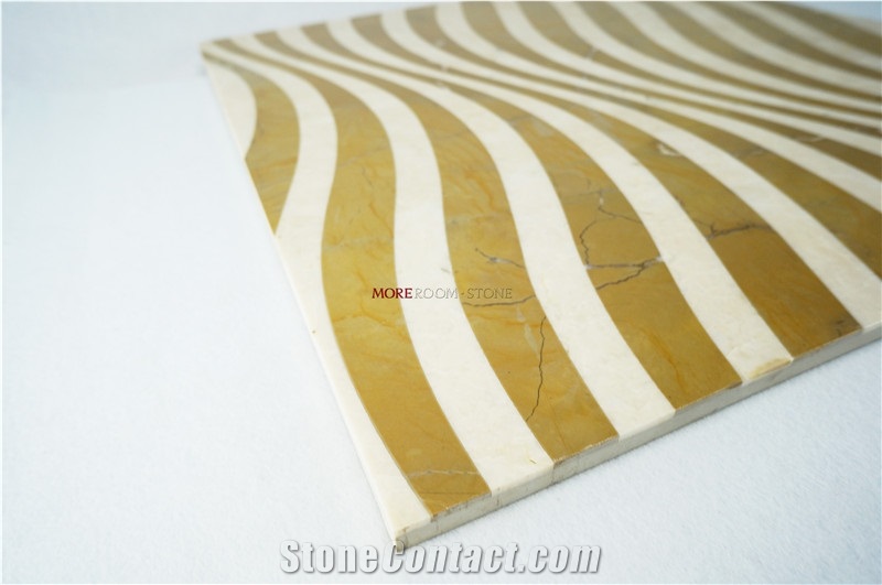 Moreroom Stone 3d Water Jet Marble Flooring and Wall Design