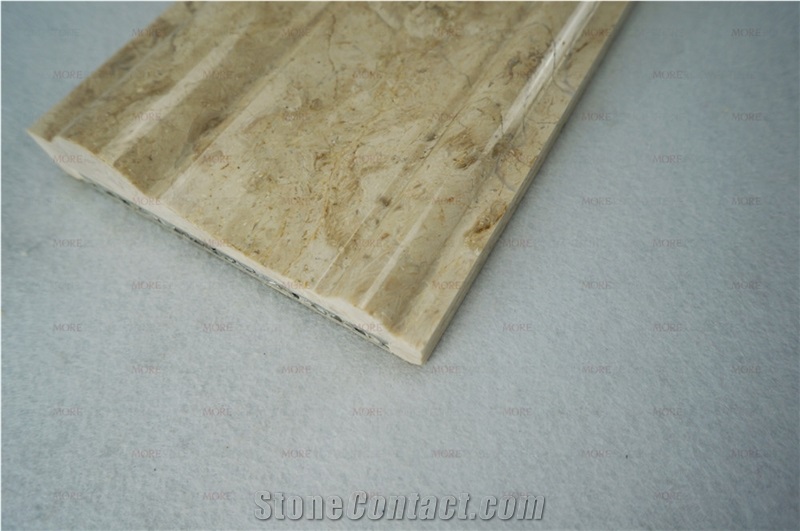 Moreroom Stone Beige Marble Skirtings Pencil Liners Stone Trim