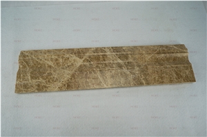 Moreroom Stone Emperador Light Marble Moulding & Skiting Stone Strim