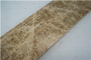 Moreroom Stone Emperador Light Marble Moulding & Skiting Stone Strim