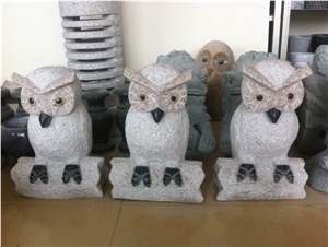 G603 G654 G682 Granites Owls, Landscaping Garden Stone Owls,Handcrafts