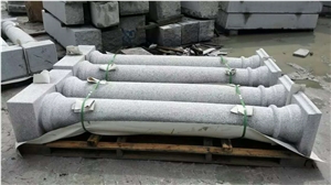 G603 Granites Solid Columns Stone Pillars Gatepost Gate Piers Garden