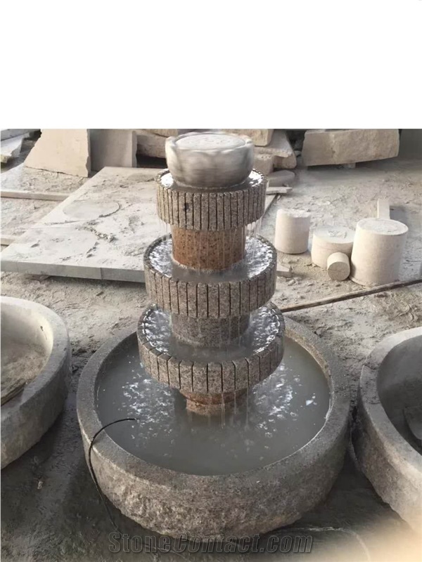 Granite Stone Water Features,Water Fountains,Water Emitting,Running