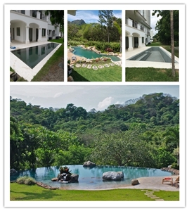 China Green Sukabumi Stone for Swimming Pool Paving