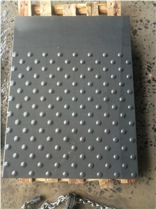 Black Basalt Blind Stone Pavers Tactiles