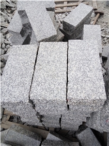 China Grey Granite Cobble Stone G655 Cube Stone Pavers China Grey Granite Cobble Stone G655 Cube Stone Pavers