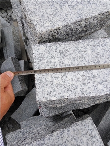 China Grey Granite Cobble Stone G655 Cube Stone Pavers
