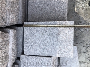 China Pink Granite Cobble Stone Cube Stone