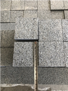 Dark Grey Granite Cube Stone G654 Cobble Stone Flamed