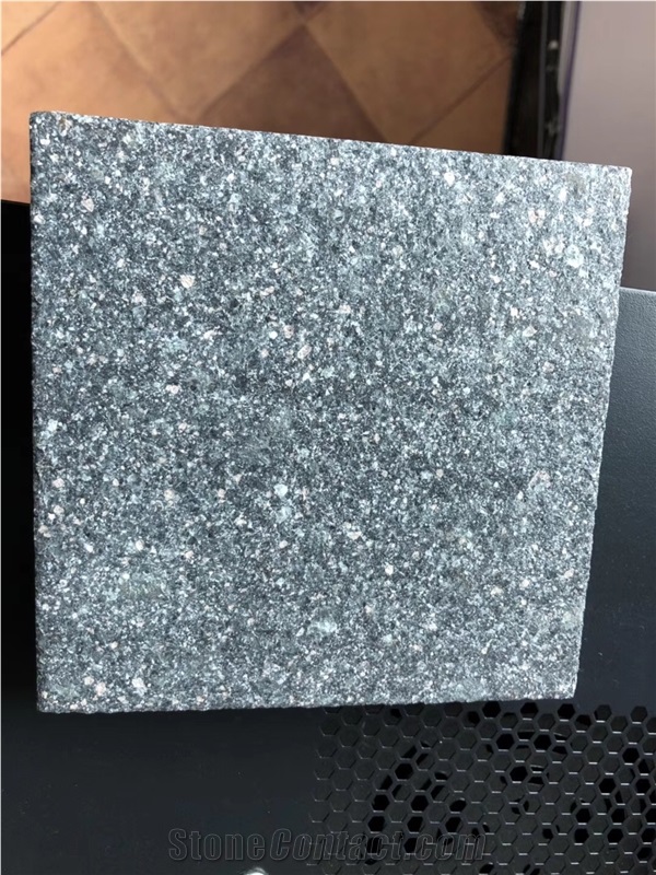 Green Porphyry Polished Flamed Tiles