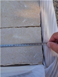 Yellow Sandstone Split, Cleft Pavers, Cubes