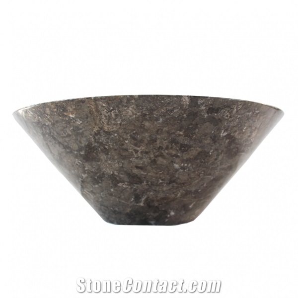 Membran Grey Marble Polished Wash Basin