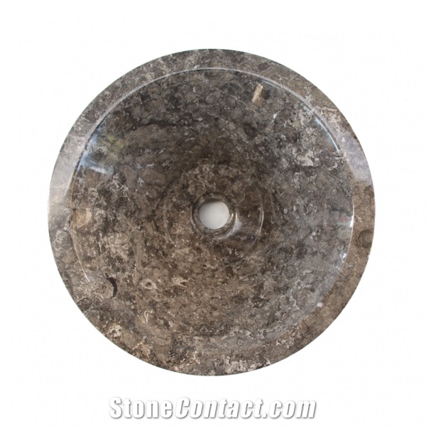 Membran Grey Marble Polished Wash Basin