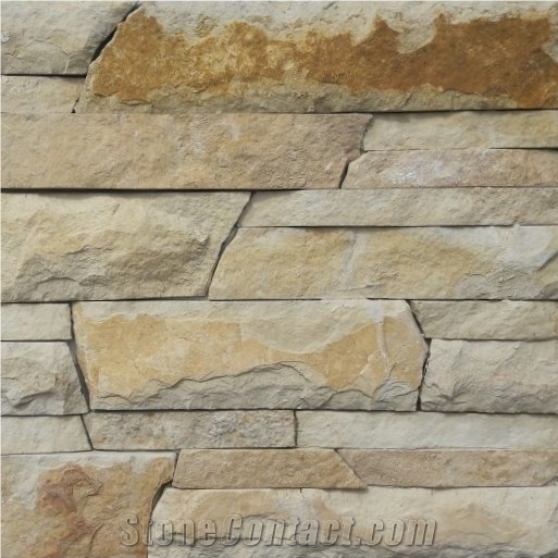 Limestone White Coffe Building Stones, Cultured Stone,Ledge Panel