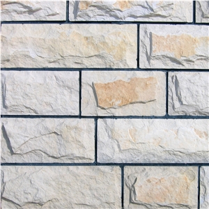Limestone White Coffe Building Stones, Cultured Stone,Ledge Panel