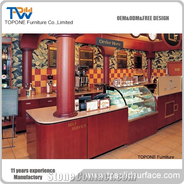 Artificial Stone Professional Price Simple Style Reception Desk