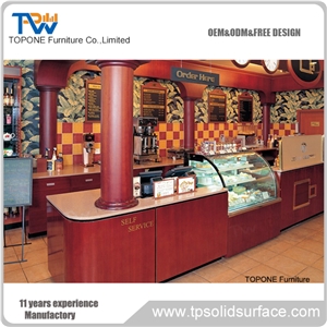 Artificial Stone Professional Price Simple Style Reception Desk