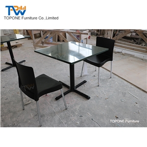 Square Artificial Marble Stone Coffee Table Tops Furniture Factory