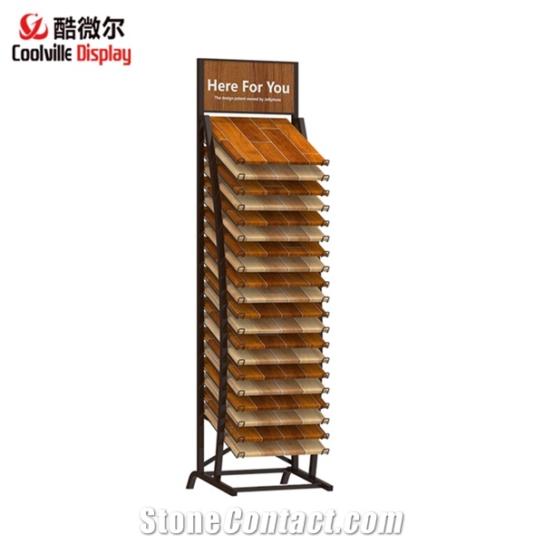 Free Standing Hardwood Flooring Display Stands Tile Racks