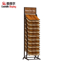 Free Standing Hardwood Flooring Display Stands Tile Racks