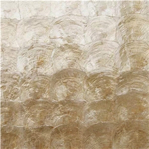 Capiz Shell Mosaic Tile Panel for Bathroom and Kitchen Wall Backsplash