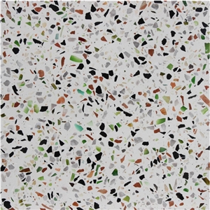 Epoxy Terrazzo Bathroom Flooring Tiles
