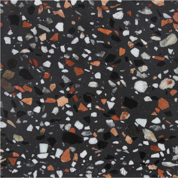 Epoxy Terrazzo Bathroom Flooring Tiles