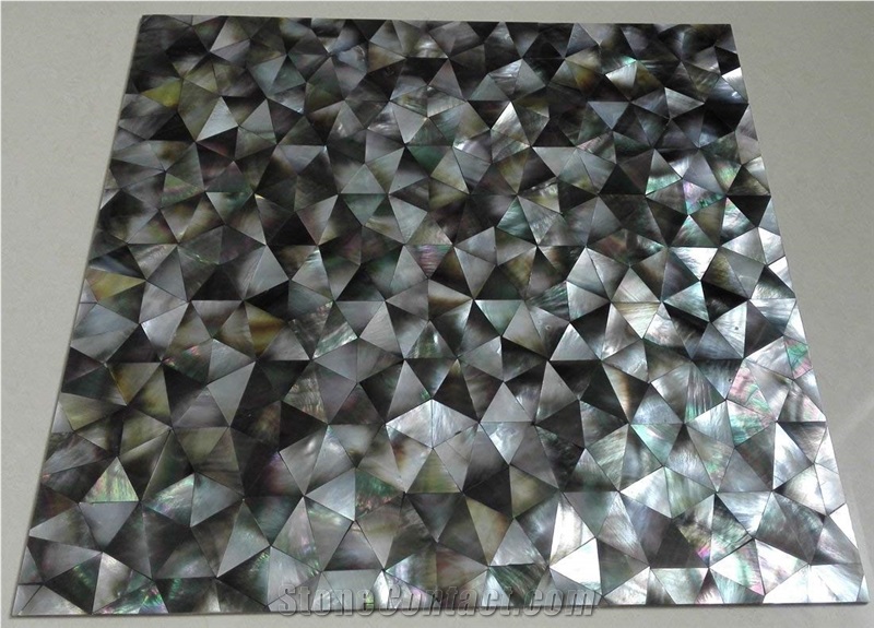 Mother Of Pearl Triangle Mosaic ,Pearl Shell Mosaic Tile